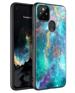 Funda protectora suave que brilla en la oscuridad para teléfono Google Pixel 5 (2020) de 6,0" - Imagen 1 de 8