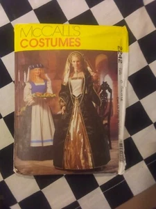 2242 Renaissance Lady Costumes McCall's Sewing Pattern Sz 10-12-14 - Picture 1 of 4