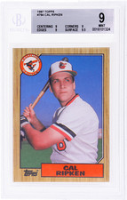 1987 Topps #784 Cal Ripken Jr. BGS 9