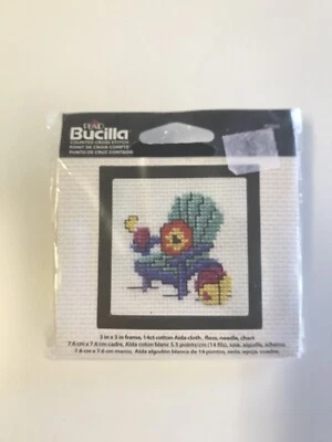 BUCILLA WOOD LAWN CHAIR  MINI COUNTED CROSS STITCH KIT NIP - Image 1 of 4