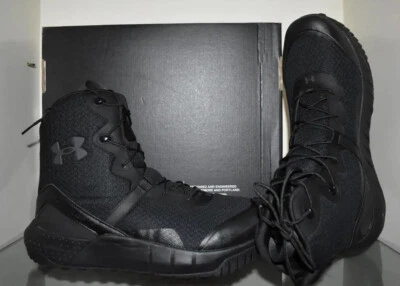 Stivali tattici Under Armour uomo UA Micro G Valsetz 3023743 001 neri nuovi con scatola - Immagine 1 di 3
