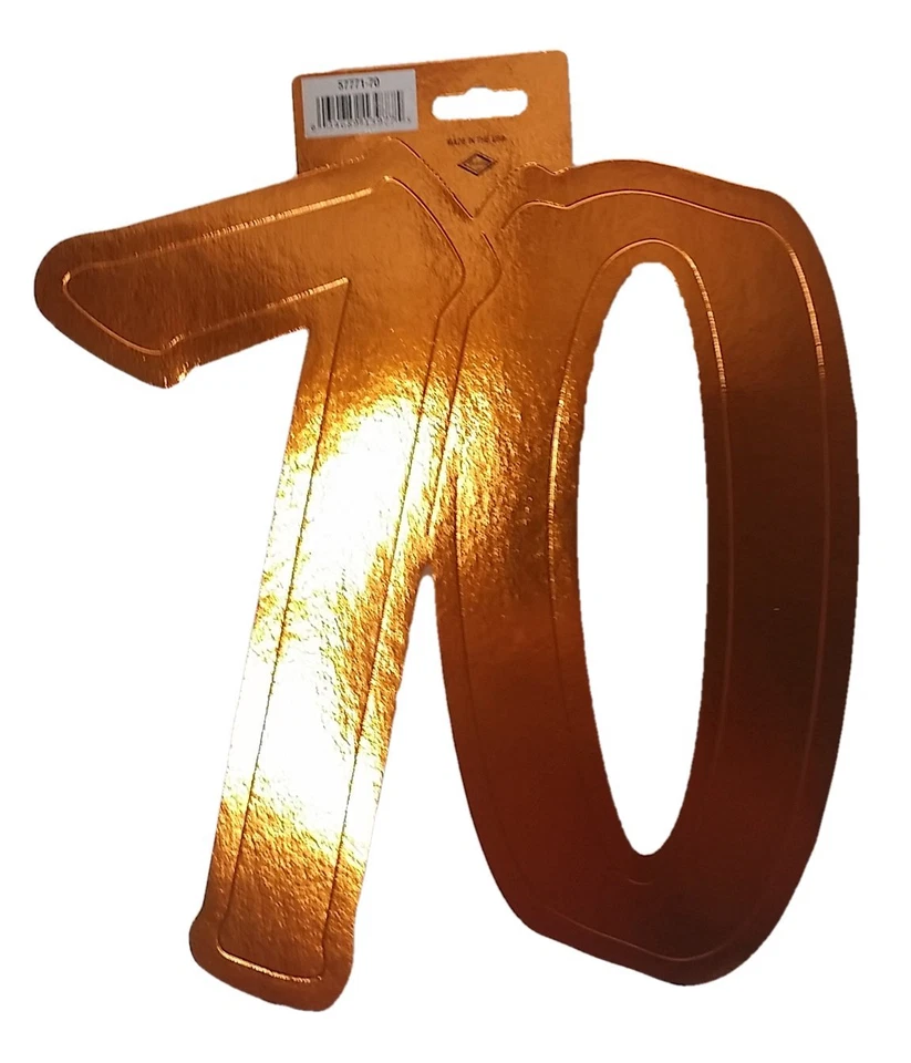 Accesorio de fiesta Beistle #70 Foil Silhouette (color dorado) (1 unidad) Foto 1 de 1