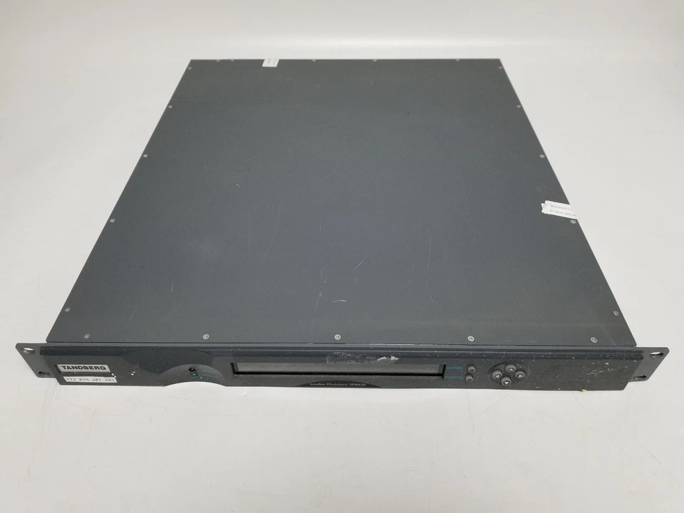 Tandberg SM6620BAS Base Satellite Modulator Parts (Alarm Light, Bad Display) - Image 1 of 4