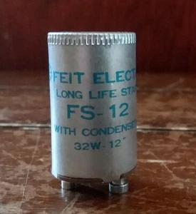 Arrancador eléctrico de larga duración Feit FS-12 con condensador 32W-12W - Imagen 1 de 4