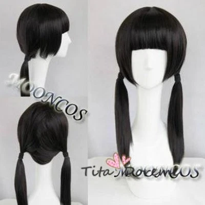 TITA-DOREMI Halloween Wig Cosplay Perücke Tamako Market Black Lange party Kostüm Haar