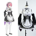 ReZero Re:Life in a Different World from Zero Rem Ram COSplay Costume Maid Dress