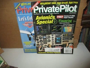 2 Magazine Back Issues: Private Pilot January & March 2000, Volume 35 - Picture 1 of 4