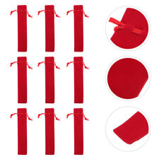 20-częściowe etui na długopis ze sznurkiem, zestaw upominkowy (czerwony)