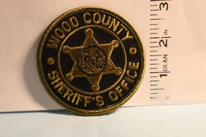 police patch  WOOD COUNTY SHERIFF'S OFFICE WEST VIRGINIA  SUBDUED OLIVE ROUND - Picture 1 of 1