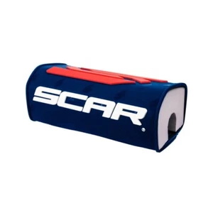SCAR Paracolpi Bianco Rosso Blu 170x60 per Manubri Moto Senza Traversino - Foto 1 di 3