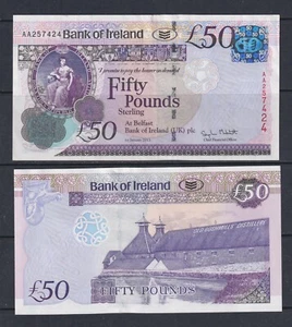 NORTHERN IRELAND - 2013 Bank of Ireland 50 Pounds UNC - Picture 1 of 1