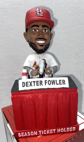 Dexter Fowler Talking Bobblehead St. Louis Cardinals Season Ticket Gift 2017 Cover