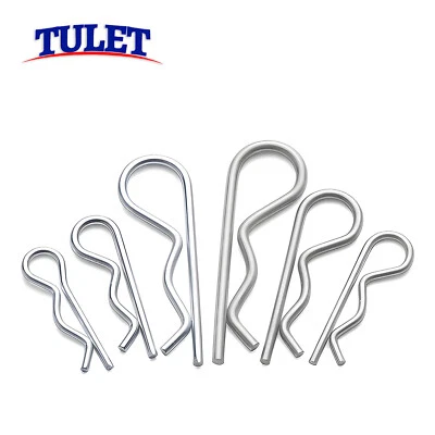R Clips Stainless Steel 304 A2 Retaining Pins 1mm - 6mm Split Pins Clevis Pins