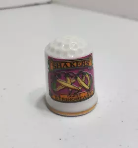 Shakers' Dosen Schnur Bohnen Fingerhut MSR Japan Porzellan Sammlerstück Vintage - Bild 1 von 6