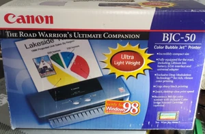 Canon BJC-50 Color Bubblejet Printer - New Open Box - Photo 1/2