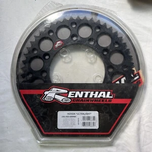 Piñón trasero Renthal 154U-520-49GRBK 49 dientes negro nuevo - Imagen 1 de 4
