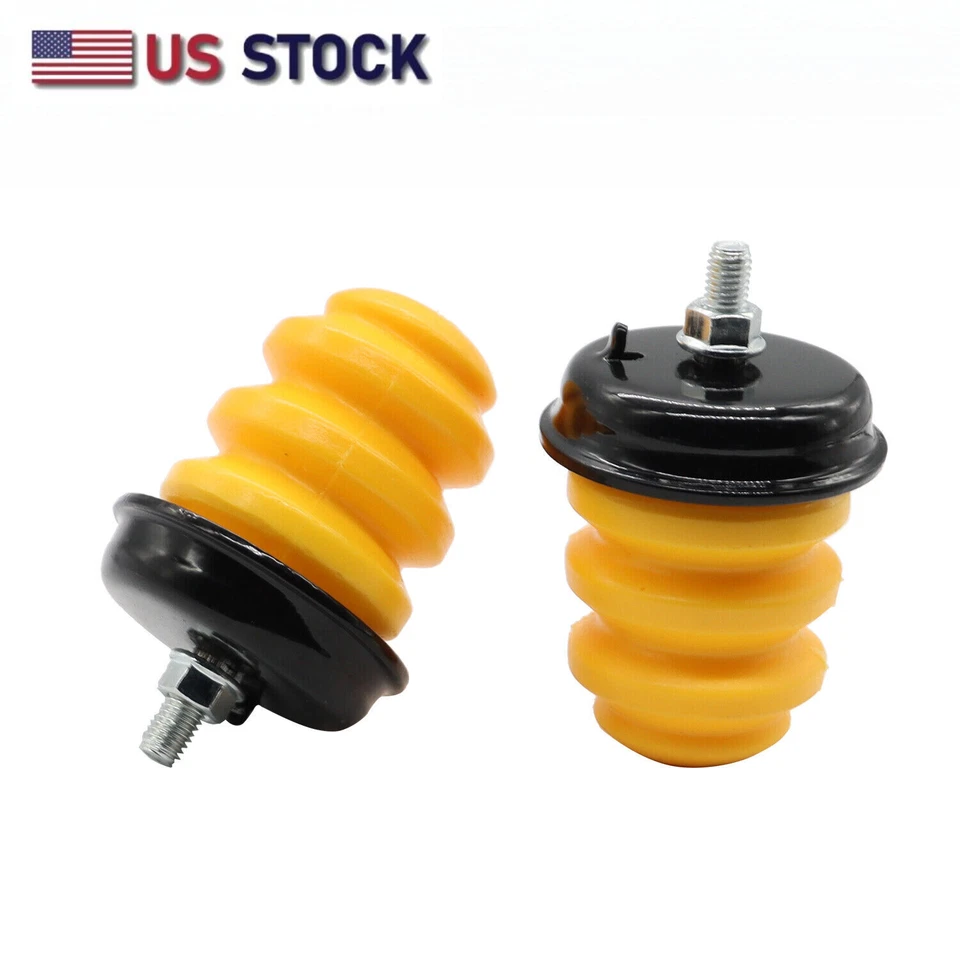 For 99-07 Chevy GMC 1500 Pickup Truck Axle Bump Stop Pair LH & RH Sides Rear - Image 1 of 4