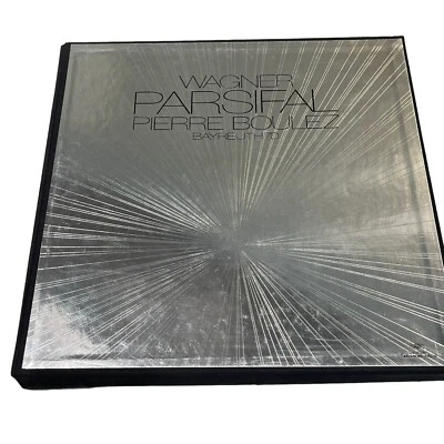 Wagner Parsifal Pierre Boulez DGG 1971 Germany 5xLP Box STEREO Bayreuth70 Vinyl - Image 1 of 4