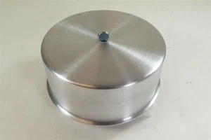 Aluminum Carb Dust Cover 5 1/8" 4150 Carburetor Edelbrock Holley SBC BBC 350 454 - Picture 1 of 3