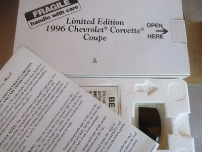 Chevrolet Corvette 1996 cupé Danbury edición limitada negro en caja más listado Foto 1 de 4