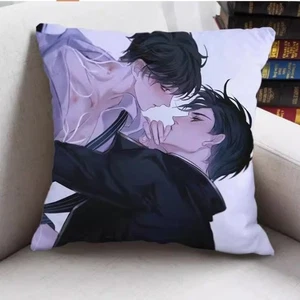 Almohada Little Mushroom Xiao Mo Gu An Zhe Lu Feng regalo - Imagen 1 de 22