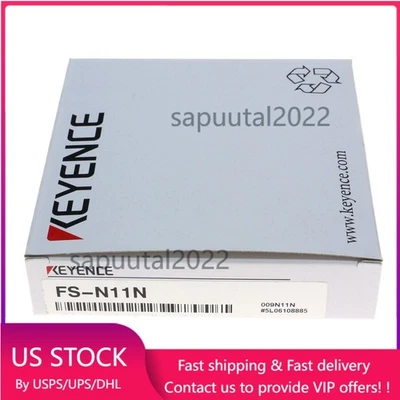 NEW For Digital Fiber Sensor Optic Amplifier Cable Keyence FS-N11N US Free TAX - Image 1 of 4