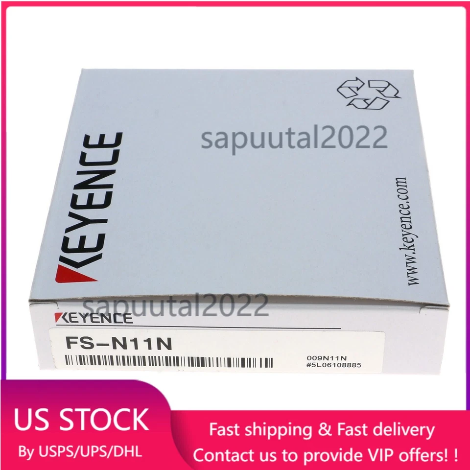 NEW For Digital Fiber Sensor Optic Amplifier Cable Keyence FS-N11N US Free TAX - Image 1 of 4