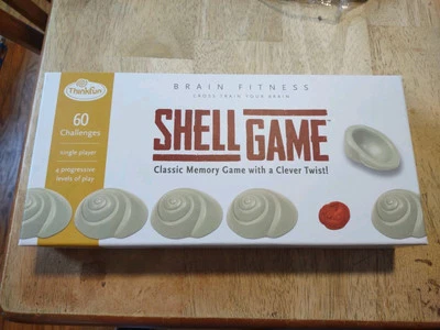 Shell Game ThinkFun Brain Training Memory Improvement Logic Puzzle Brainteaser - Image 1 of 4