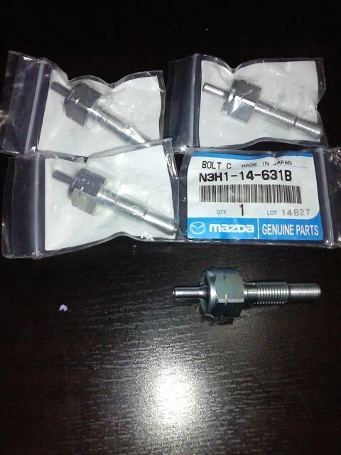 Оригинальный болт для масляного инжектора дозирующего насоса Mazda RX-8 N3H1-14-631B X4 OEM - Изображение 1 из 1