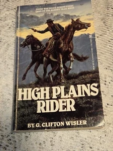 HIGH PLAINS RIDER By G. Clifton Wisler Paperback Very Good Condition - Picture 1 of 2