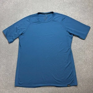Patagonia Shirt Adult X Large Blue Capilene Cool Hiking Outdoors Trail Surf Men - Picture 1 of 8