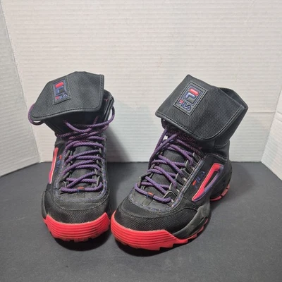 FILA Disruptor Ballistic Negro Rosa Zapatillas Botas Altas Mujer’s Zapato Talla 8 Foto 1 de 4