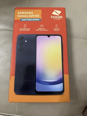 @ Boost Mobile Samsung Galaxy A25 5G SM-A256E 6.5'' 6GB RAM/128GB 2.4 GHz 🔒🆕 - Image 1 of 2