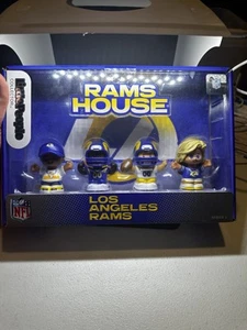 Little People Fisher Price NFL Los Angeles Rams Rams House Collector Set NIB - Picture 1 of 7