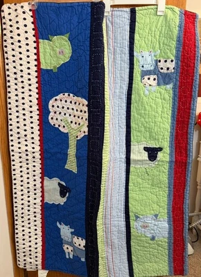 Juego de edredón, sábana, falda de cama, farmpatch Farm Barnyard Pottery Barn Kids Foto 1 de 4