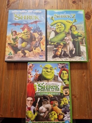 Shrek DVD Collection, Shrek 1, Shrek 2 And Shrek Forever After, Pre-owned - Image 1 of 4
