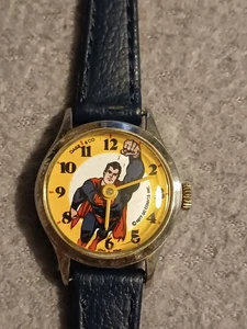 Reloj DC Comics Superman 1977 hecho por Dabs & Co. (Supertime), mecánico de Hong Kong - Imagen 1 de 13