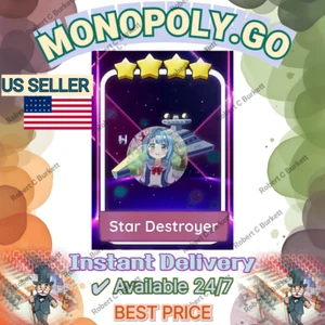 STERNENZERSTÖRER⭐️4 MONO_POLY_MO_GO 4 STERNE STICKER KARTEN ⚡️SOFORTLIEFERUNG⚡️ - Bild 1 von 1