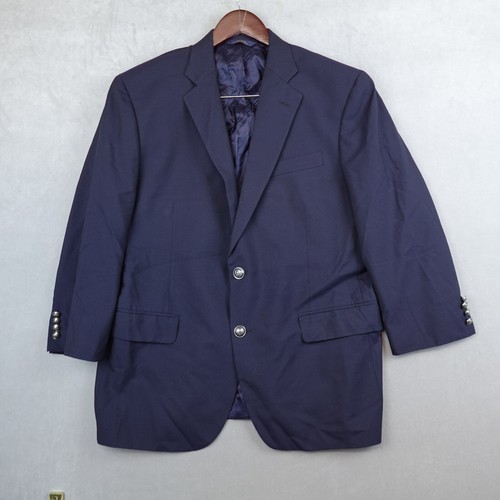 Brooks Brothers Loro Piana Blazer 1818 Madison Sport Coat Wool USA Made Size 43S
