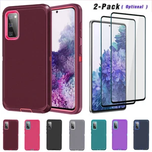 Custodia telefono ibrida antiurto per Samsung Galaxy S20 FE 5G / vetro temperato - Foto 1 di 54