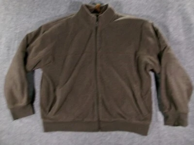 St Johns Bay Jacket Mens Extra Large Brown Full Zip Heavy Sherpa Lined Warm - Image 1 of 4