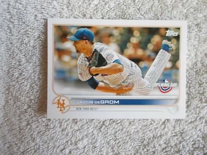 Topps: MLB Opening Day 2022 "JACOB DeGROM" #176 New York Mets Trading Card - Bild 1 von 2