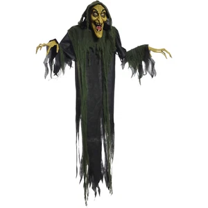Hanging Witch 72" Animated Halloween Decoration - Picture 1 of 12