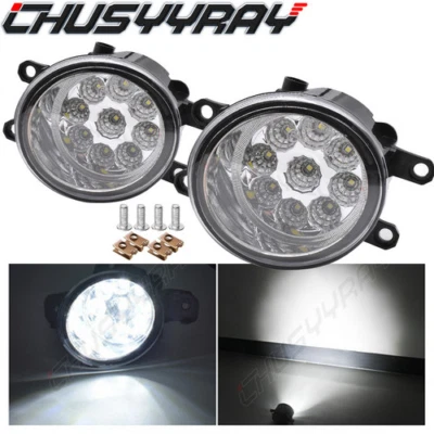 For 2011 2012 2013 Scion tC Fog Lights Front Clear Bumper Driving Lamps PAIR - Image 1 of 4