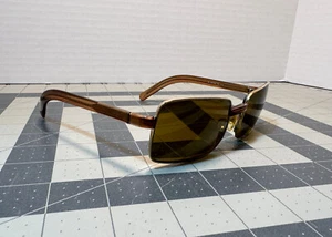 Gafas de sol raras auténticas GUCCI GG 1378/S marrón 57 mm vintage para mujer - SOLO MARCO - Imagen 1 de 16
