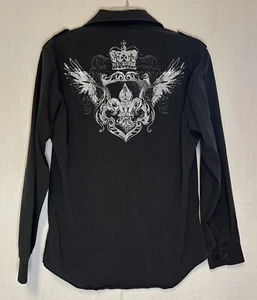 Red Level Nine dunkelgraues Herrenhemd Größe L - Bild 1 von 8