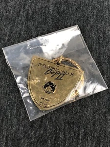 Beverly Hills Cop II 2 - Gold Keychain Keyring - Movie Promo - SEALED - Vintage - Picture 1 of 4