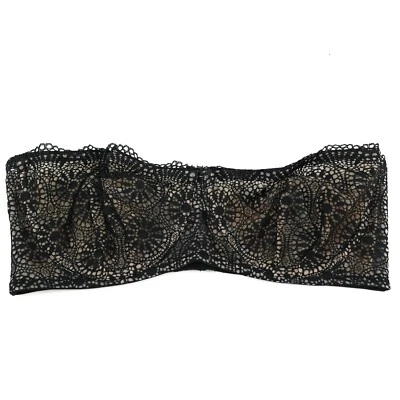 Sujetador Free People Intimately Starla con aros negro convertible sin tirantes 36C Foto 1 de 4