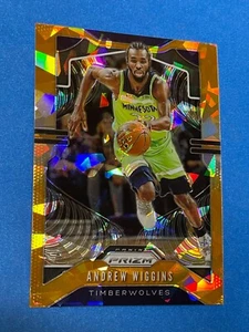 2019-20 Panini Prizm Andrew Wiggins Orange Cracked Ice #160 - Picture 1 of 2