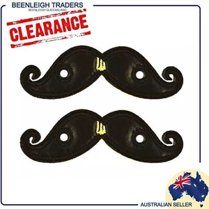 Shwings MOUSTACHE CURL BLACK FOIL Makes Old Shoes New Makes New Shoes Fly - Imagen 1 de 9